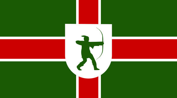 County Flag Of Nottinghamshire