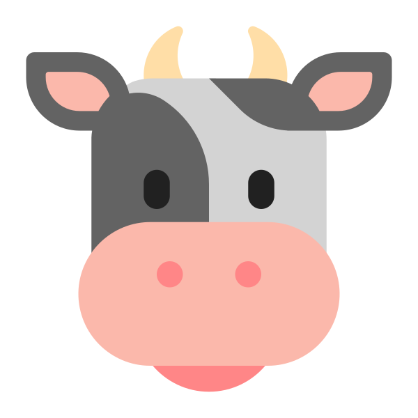 Cow Face Flat
