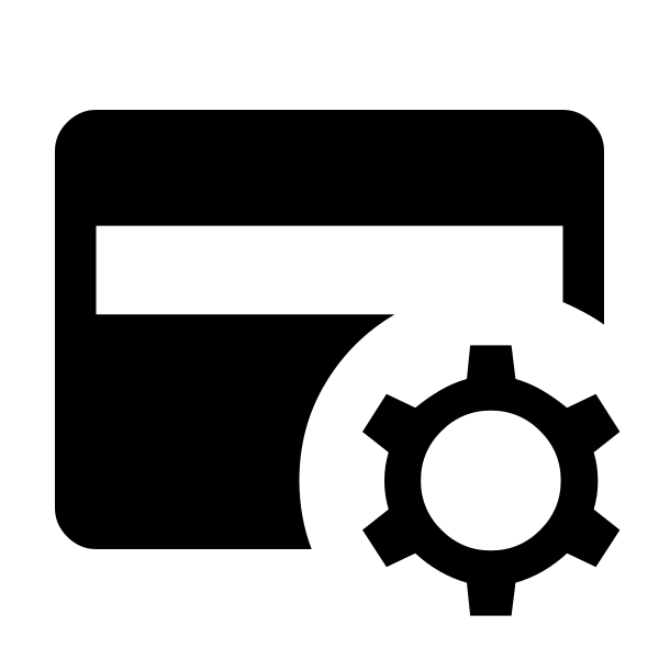 Credit Card Gear Fill