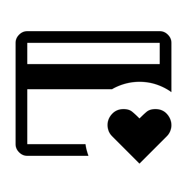 Credit Card Heart