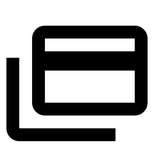 Credit Card Multiple Outline