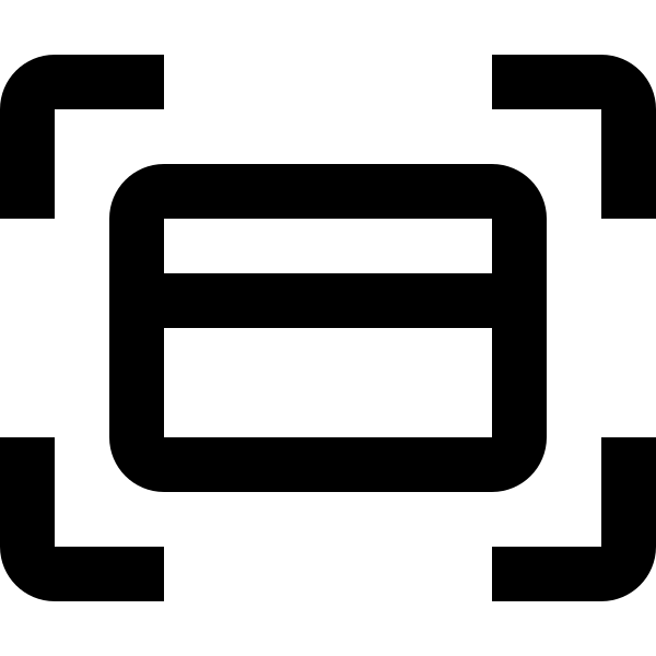Credit Card Scan Outline