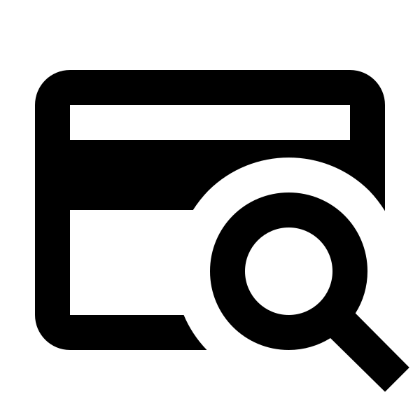 Credit Card Search Outline