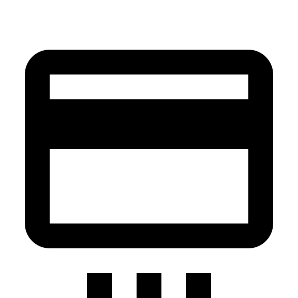 Credit Card Settings Outline