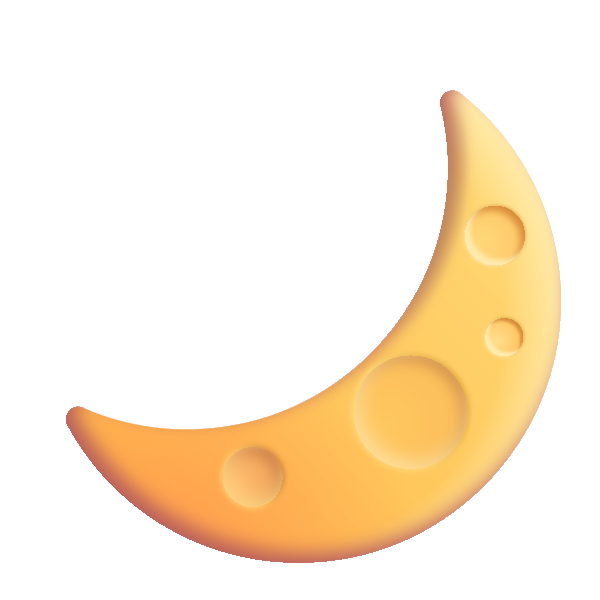 Crescent Moon Color