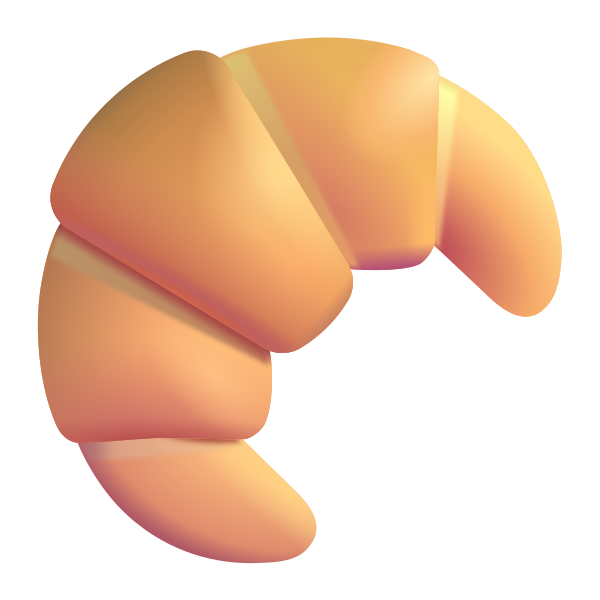 Croissant Color Vector