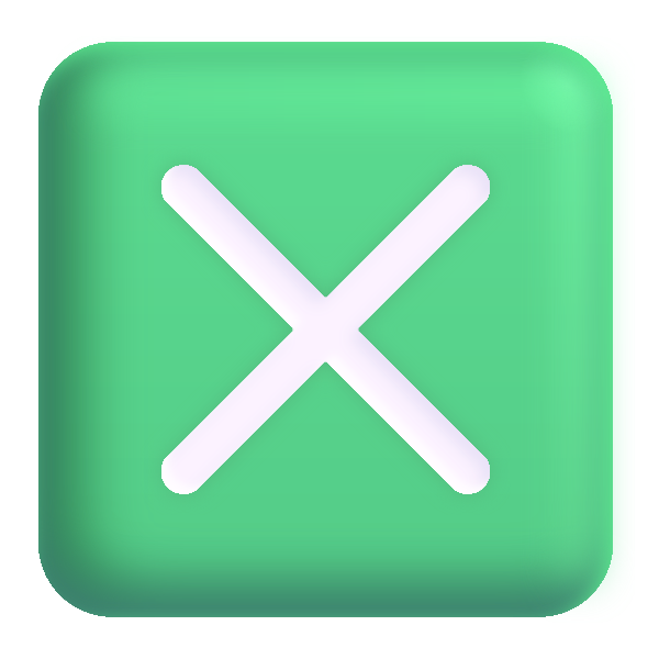 Cross Mark Button Color