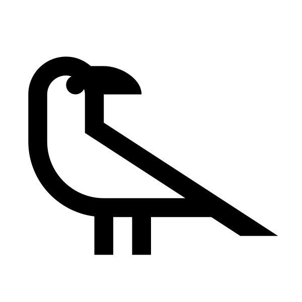 Crow Solid Vector