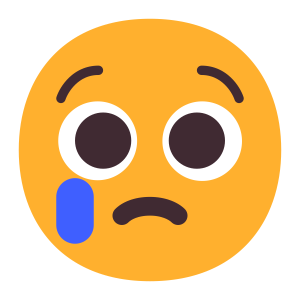 Crying Face Flat
