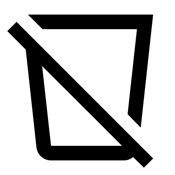 Cup Off Outline