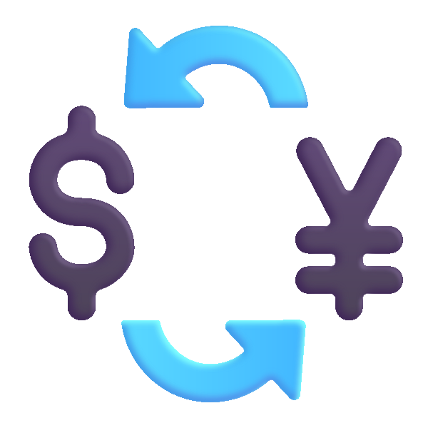Currency Exchange Color Vector