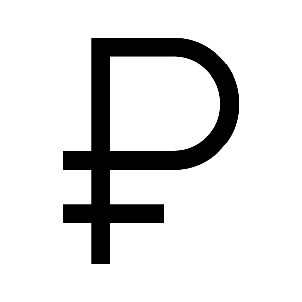 Currency Ruble Fill
