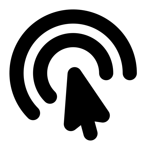 Cursor Arrow Ripple Vector