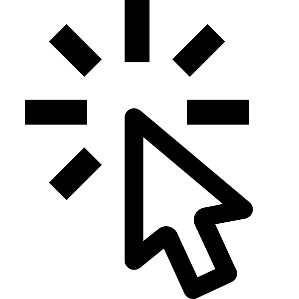 Cursor Default Click Outline