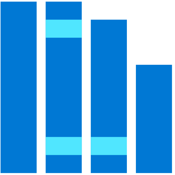Custom Bar Graph Vector