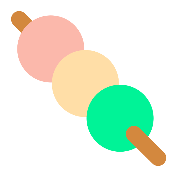 Dango Flat Vector