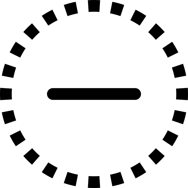 Dash Circle Dotted