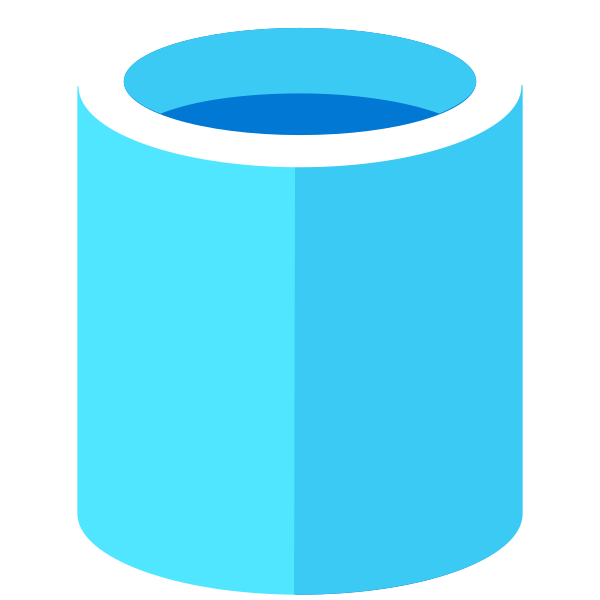 Database Blue Vector
