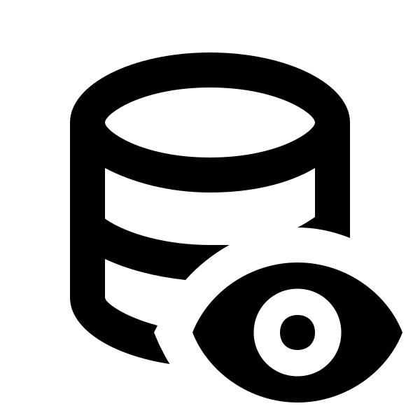 Database Eye Outline