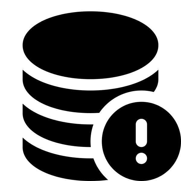 Database Fill Exclamation