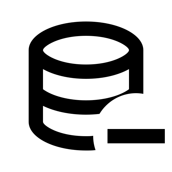 Database Minus Outline
