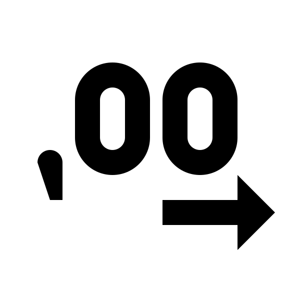 Decimal Comma Increase
