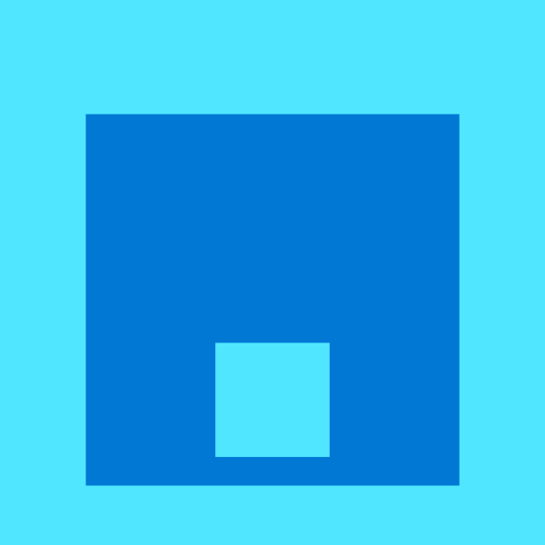 Deepblue Blue Square