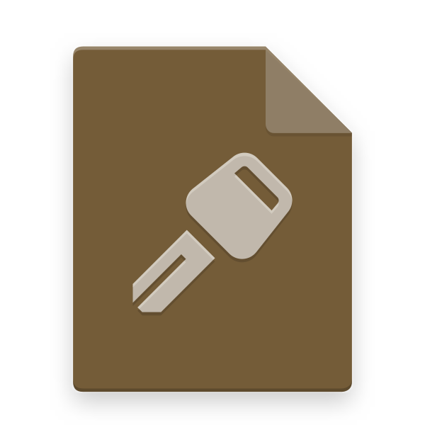 Deepin Icon Theme – Application Pgp Keys (25)
