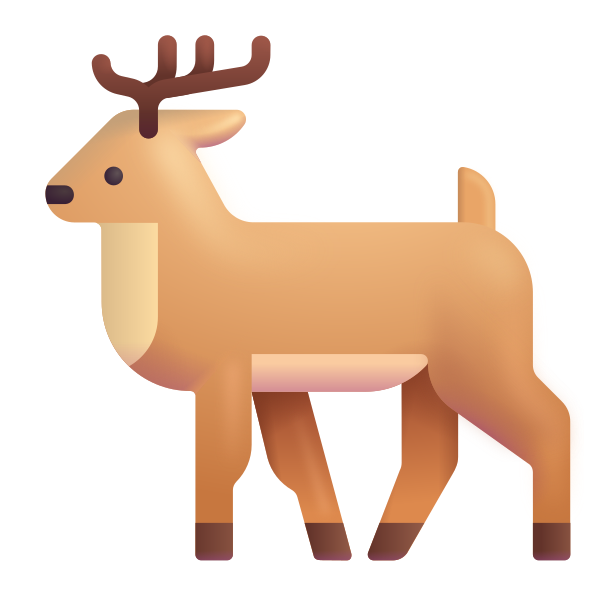 Deer Color Vector