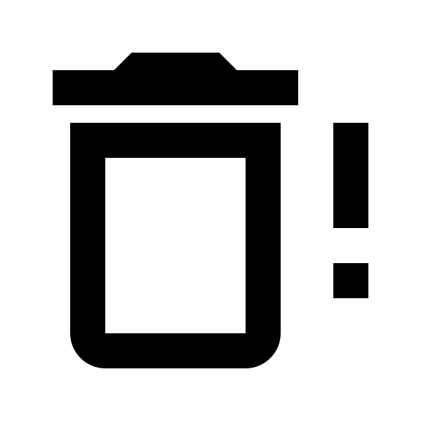 Delete Alert Outline