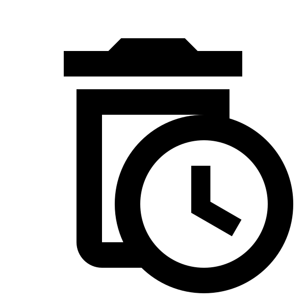 Delete Clock Outline