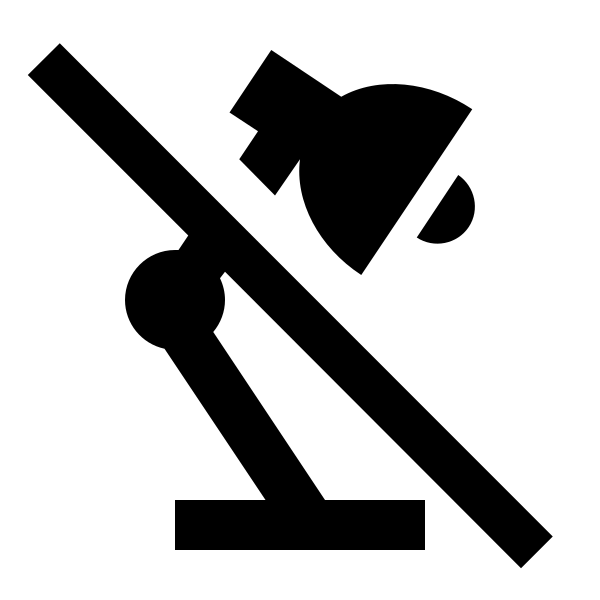 Desk Lamp Off