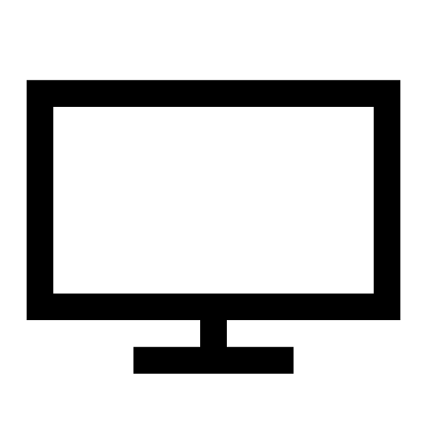 Desktop Solid Vector