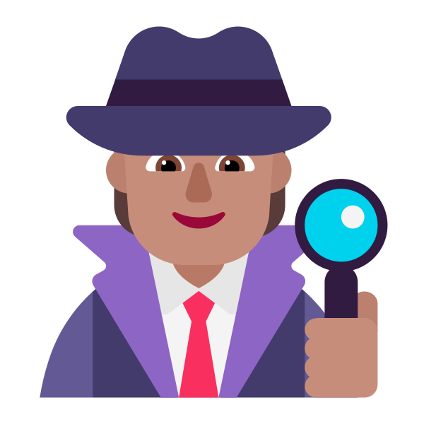 Detective Flat Medium Vector