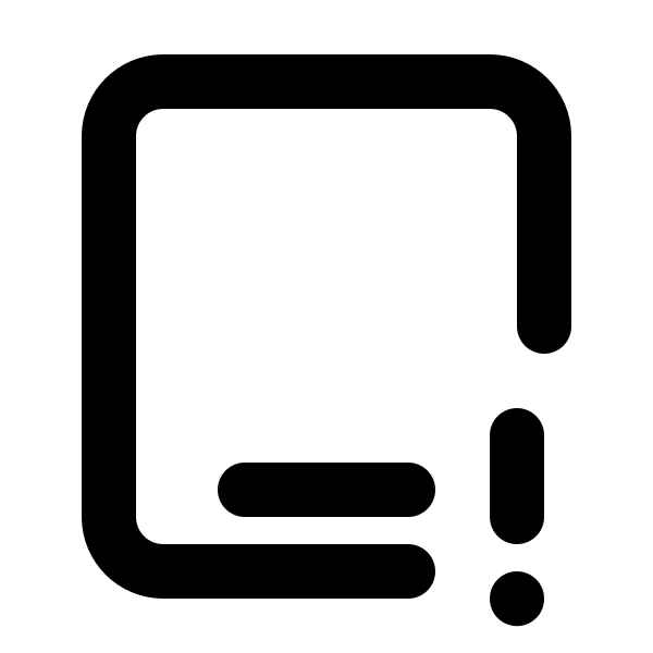 Device Ipad Exclamation