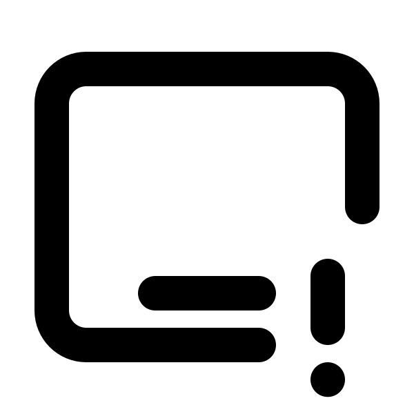 Device Ipad Horizontal Exclamation