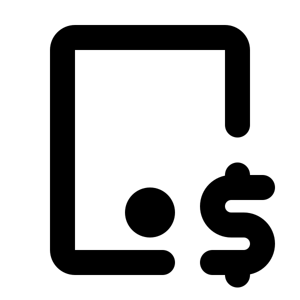 Device Tablet Dollar
