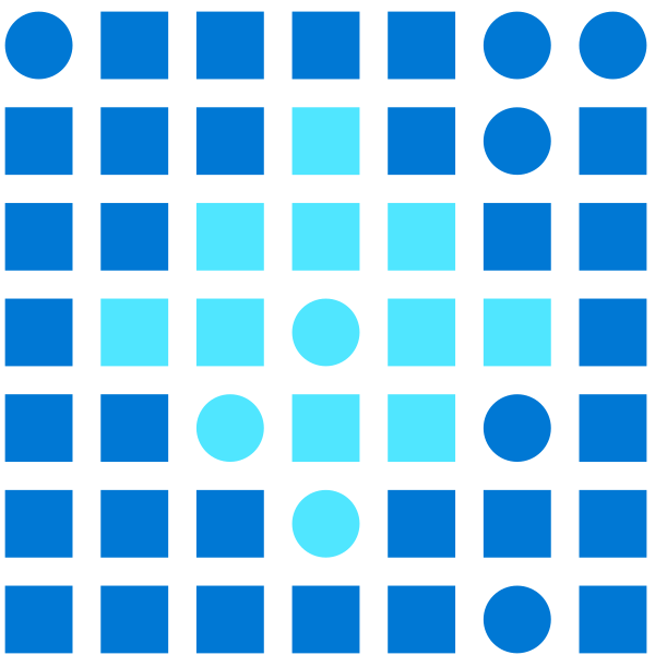 Diamond In Circles Squares Vector