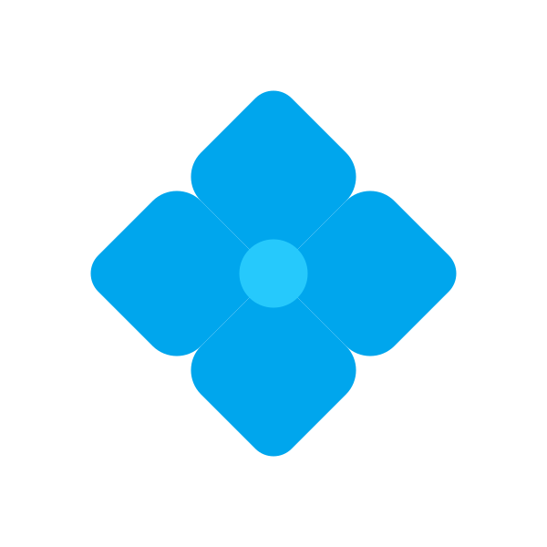 Diamond With A Dot Flat Vector