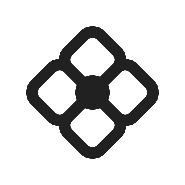 Diamond With A Dot High Contrast Vector