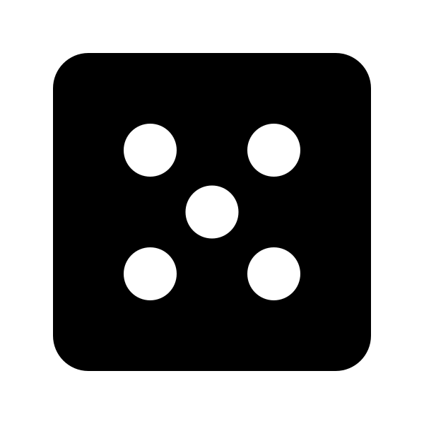 Dice 5 Fill