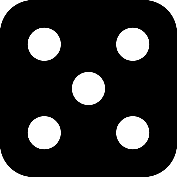 Dice 5 Fill