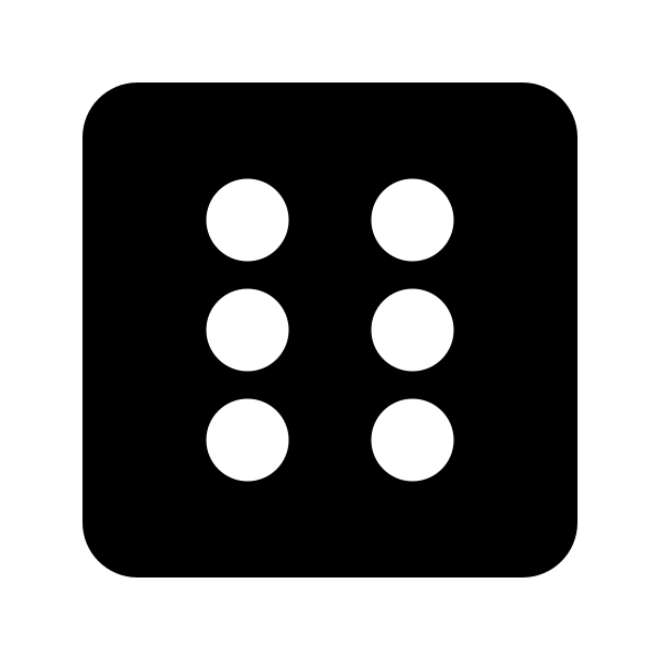 Dice 6 Fill