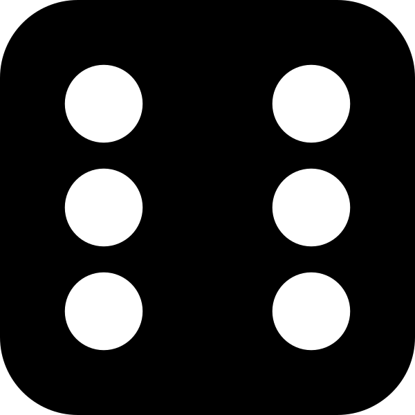 Dice 6 Fill