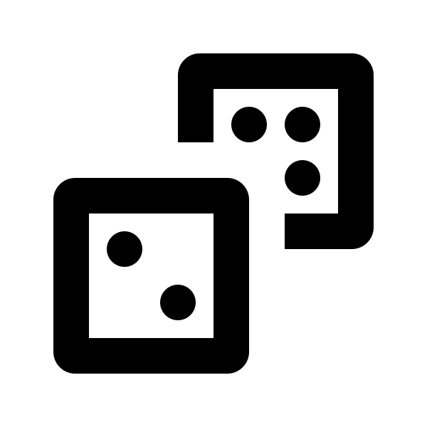 Dice Multiple Outline