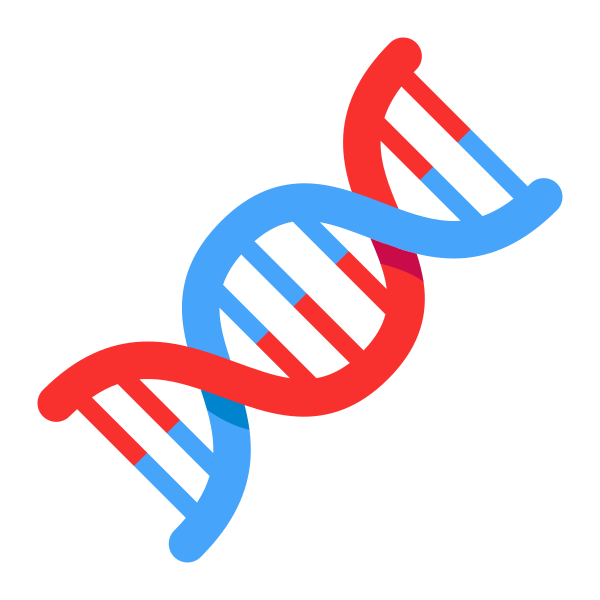 Dna Flat Vector