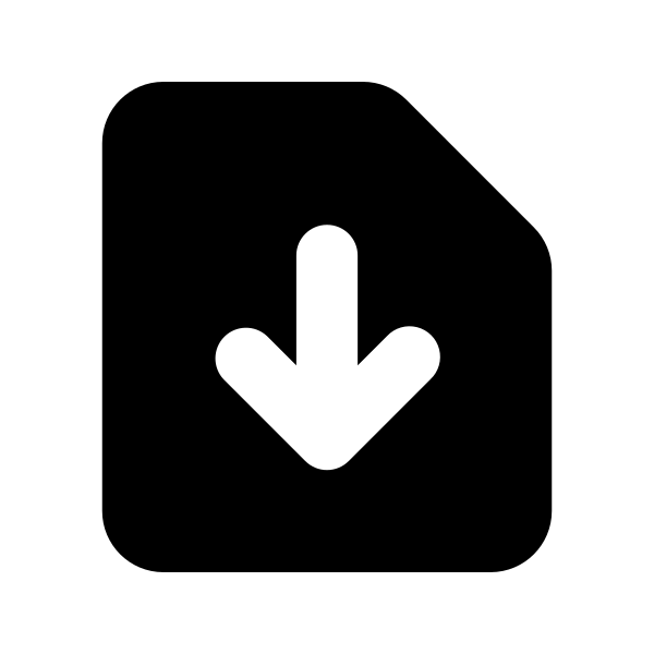 Document Arrow Down Vector