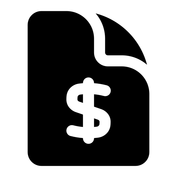 Document Currency Dollar