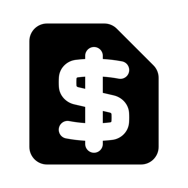 Document Currency Dollar