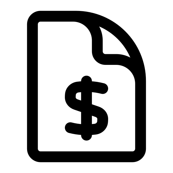 Document Currency Dollar Vector